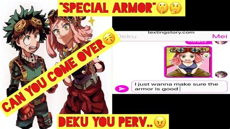 Mei Texts Deku Special Armor 🤫🤔 Read Description Youtube
