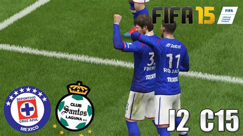 Viernes, 30 de mayo de 2008. Cruz Azul vs Santos FIFA 15 Simulacion Jornada 2 Clausura ...