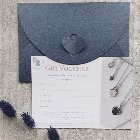 Buy Jewellery Gift Card Jewelry Gift Voucher Bespoke Voucher Online In