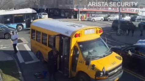 Woman Run Over By Mini School Bus While Crossing Street In Midwood