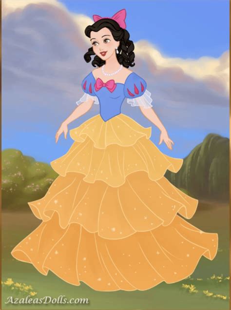 Snow White In Her New And Beautiful Dress From Fairytale Princess Dress Up Game Disney