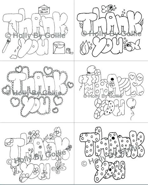 Print as many as you like. Printable Thank You Coloring Pages at GetDrawings | Free ...