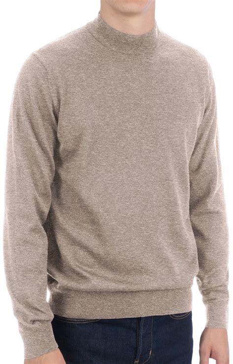 Toscano Mock Turtleneck Sweater Italian Merino Wool 19 Sierra Trading Post Lookastic