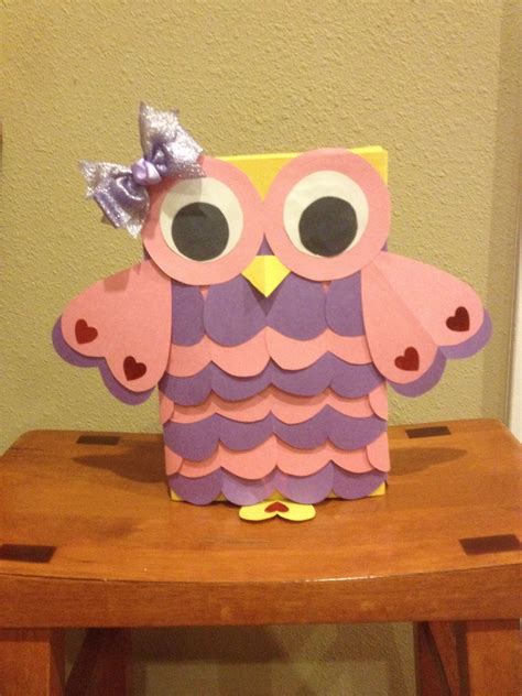 Owl Valentines Day Box For Girl Girls Valentines Boxes Owl