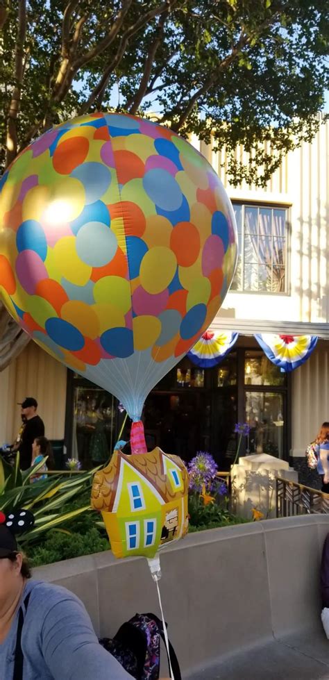 Video Adorable Up Balloons Spotted At Disneyland Chip And Company