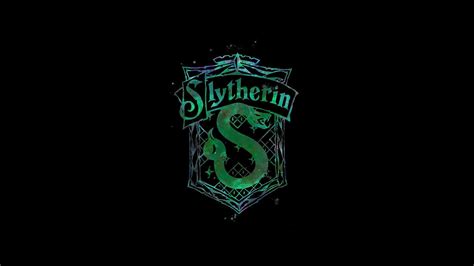Slytherin Green Logo Black Background Hd Slytherin Wallpapers Hd