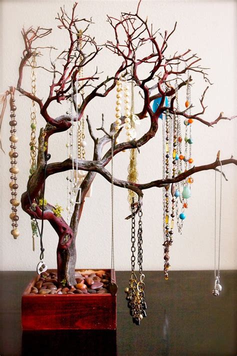 30 Red Jewelry Tree