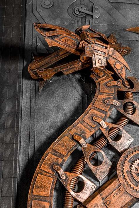 Lance Oscarsons Cardboard Steampunk Sculptures Are Amazing The Odd Blogg