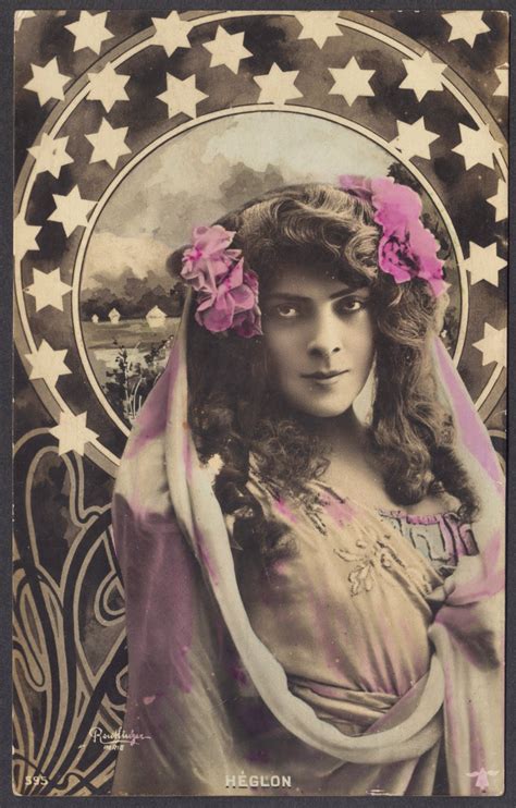 red poulaine s musings mezzo soprano meyrianne heglon circa 1905 art nouveau montage by