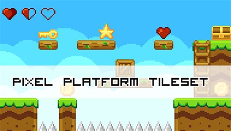 Pixel Platform Sprite Sheets Gamedev Market