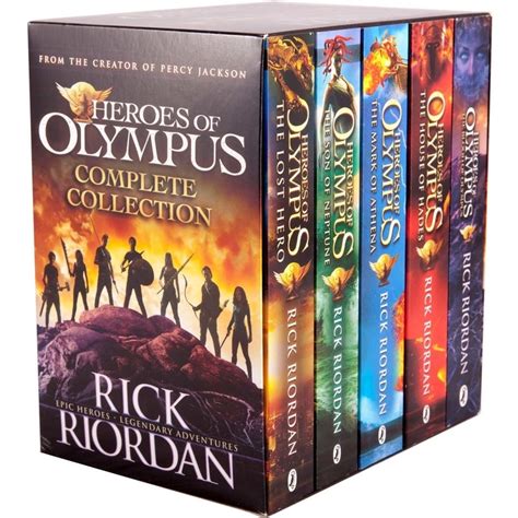 Heroes Of Olympus Complete Collection Books Box Set Pack Jungle Lk