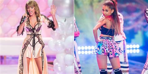 Victorias Secret Show Taylor Swift And Ariana Grande Give The Angels