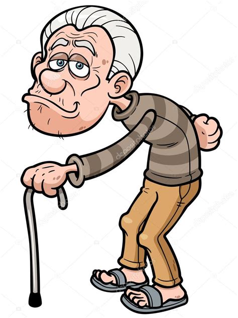 Cartoon Old Man — Stock Vector © Sararoom 45156439