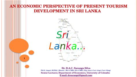 Pdf An Economic Perspective Of Present Tourism Development In Sri Lanka