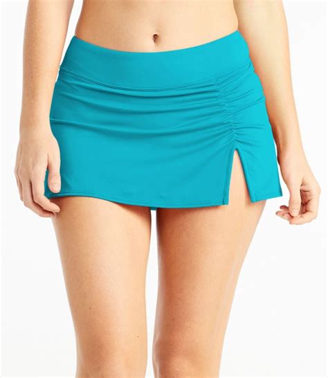 women s l l bean mix n match swim collection low rise skort swimwear at l l bean women