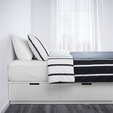 Prodotti simili a lenzuoli matrimoniali ikea su internet. NORDLI Struttura letto con cassetti, bianco, 160x200 cm - IKEA IT