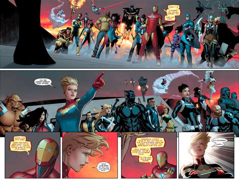 Captain America Civil War Comic Teams