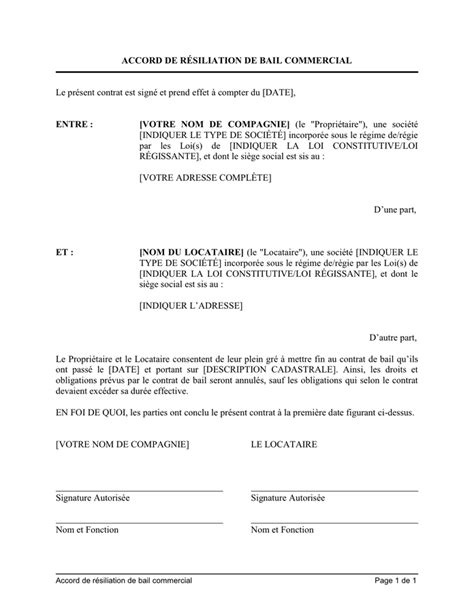Maybe you would like to learn more about one of these? Modele De Lettre Resiliation De Bail - Avpress