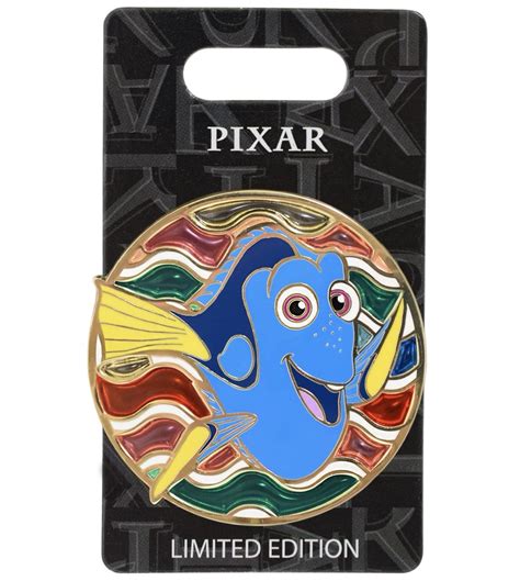 Dory Pixar Stained Glass Pin Disney Pins Blog Exclusive Disney Pins