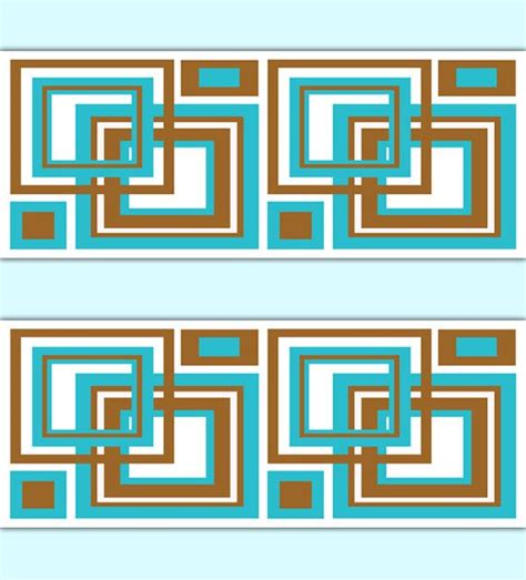 Modern Geometric Wallpaper Border For Walls Nanaxfolio