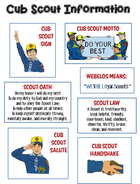 Cub Scout Oath And Law Printable Printable Word Searches