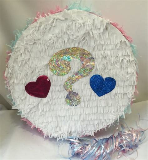Items Similar To Gender Reveal Piñata 16 Available As Pull Strings Or Traditional On Etsy