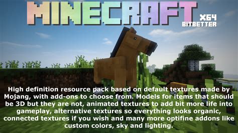 Bitbetter X64 Minecraft Texture Pack