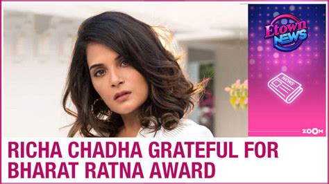 Richa Chadha Honoured With Bharat Ratna Dr Ambedkar Award For Her Contribution To Indian Cinema