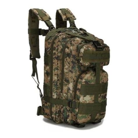 Mochila Tatica Militar Assalt 30l 3d Verde Camuflada Padrão em Promoção