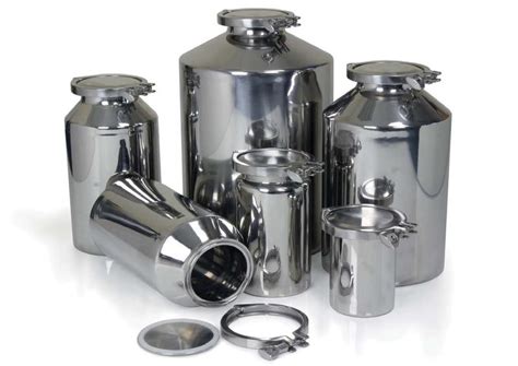 stainless steel sample containers
