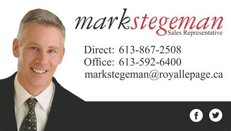 Mark Stegeman Sales Representative Royal Lepage Team Realty Sales