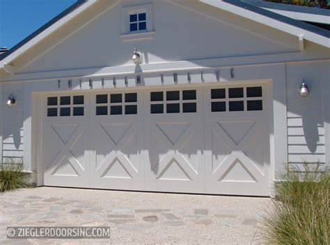 Farmhouse Wood Garage Doors Ziegler Doors Inc