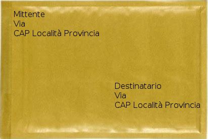 I principali attori di un rapporto epistolare. Istruzioni d'imballaggio