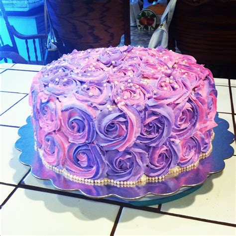 Pin By Hiliana Jen On Cakes Pink Birthday Cakes Purple Cakes