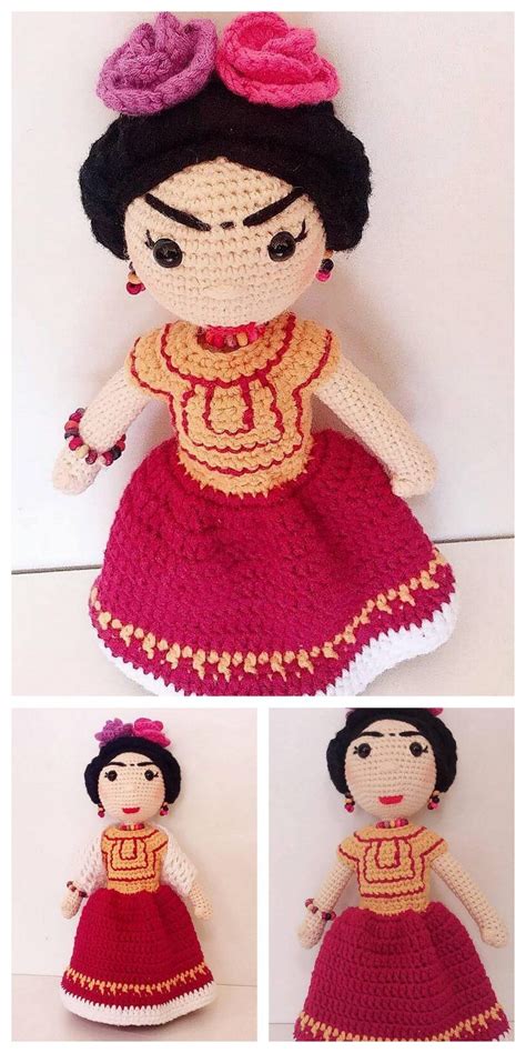Maybe you would like to learn more about one of these? Amigurumi Frida Kahlo Doll Free Pattern - FREE AMİGURUMİ ...