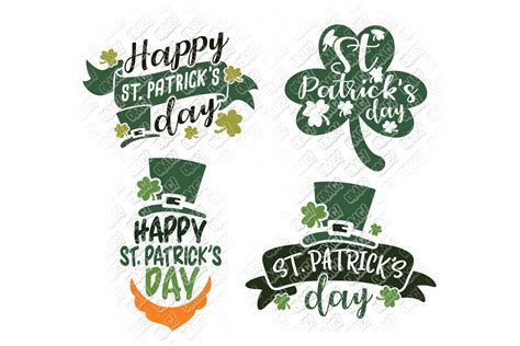 Happy St Patricks Day Svg In Svg Dxf Png Eps Jpeg 197738 Cut