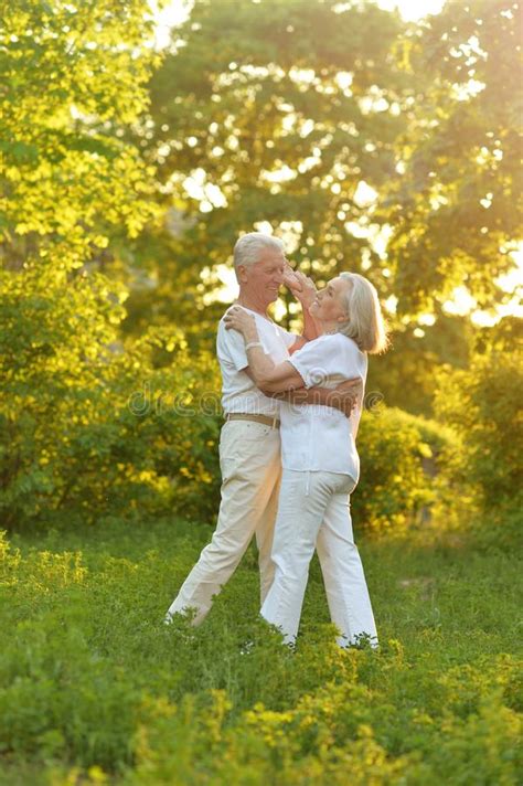 Beautiful Senior Couple Dancing Stock Photo Image Of Adult Healthy