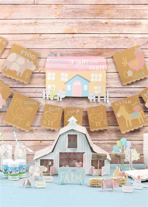 You can set up a truly memorable baby shower party that guests will ooo and ahh at, complete with the most precious décor, favors, and more! Cute Farm Baby Shower Ideas for a boy or girl baby shower