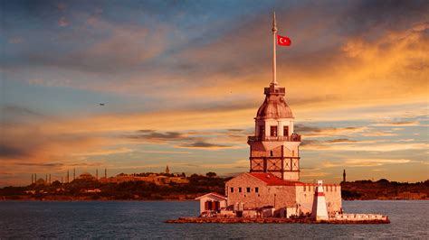 İstanbul Manzaralı Türk Bayrağı Resimleri Türk Bayrakları
