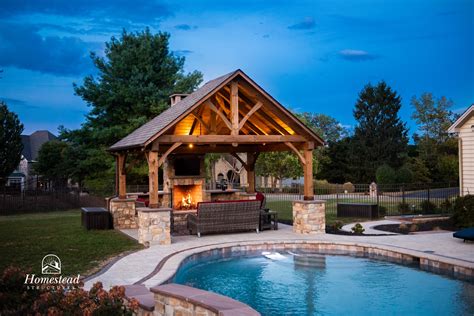 Outdoor Pool Pavilions Custom Vinyl And Timber Frame Pa Ny Nj Md