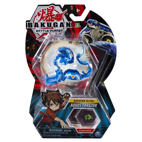 Bakugan Ultra Aquos Fangzor 3 Inch Collectible Action Figure And