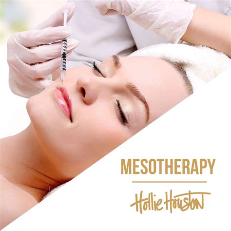 mesotherapy injects vitamins into the skin to make the skin more plump and to help the skin look