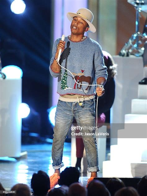 Pharrell Williams Performs At A Very Grammy Christmas At The Shrine