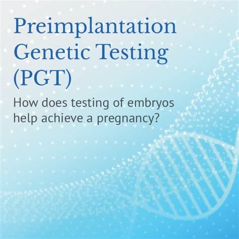 Genetic Testing And Pregnancy City Fertility