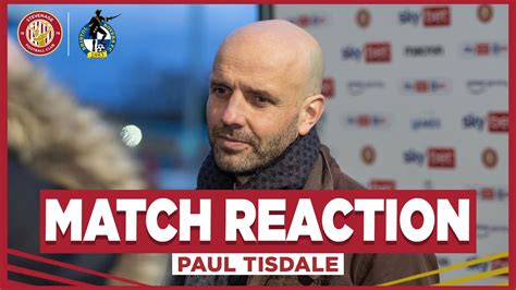 Paul Tisdale On Bristol Rovers Defeat Post Match Interview Youtube
