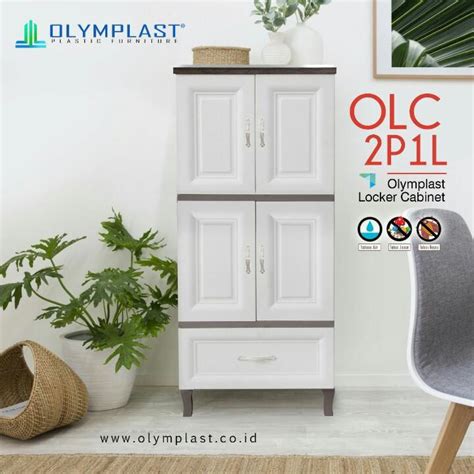 Jual Olymplast OLC 2P1L Lemari Cabinet Laci Drawer Locker Plastik Susun