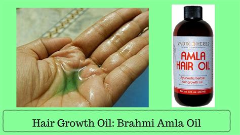 Amla oil is known to stimulate hair growth from your hair follicles, helping your hair to grow faster and fuller. Hair Growth Oil: Brahmi Amla Oil - YouTube