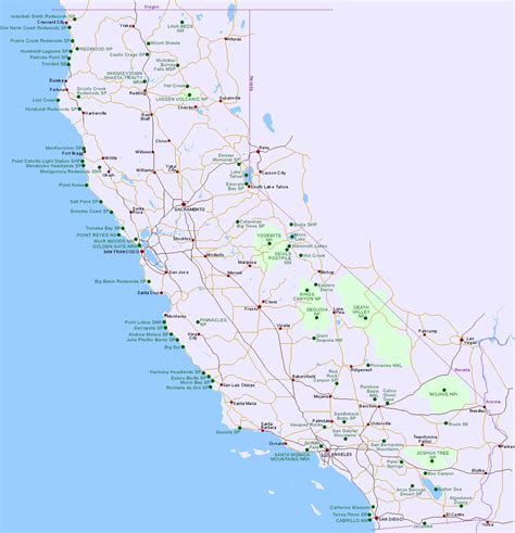 Combined Map Of California