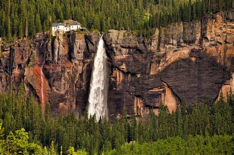 Bridal Veil Falls Telluride Co Oc 5471x3640 Pics