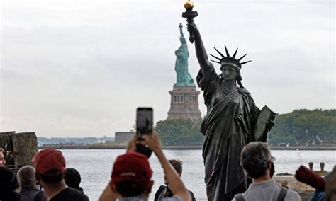 Replica Statue Of Liberty Reflects The Ideals Of Her Famous Big Sister Us Embassy